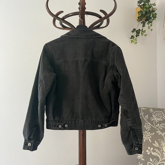 Brandy Melville | Black Jean Jacket - Picture 4 of 4